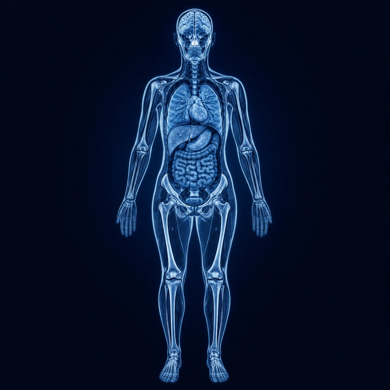 Imagen médica de cuerpo completo